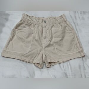 Madewell Denim Pull-On Paperbag Utility Shorts Size 27